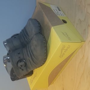 Dansko Nadine Kid Suede Charcoal